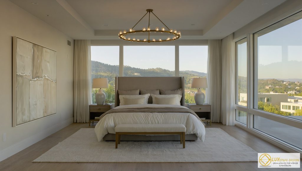 Home staging in the Bay Area transforming master bedroom