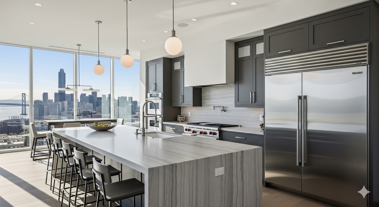 Kitchen remodeling in San Francisco Bay Area – luxury modern design